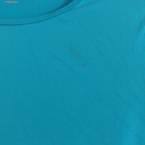 LANDS END Dri-Fit Shirt, size small, turquoise - Picture 5 of 8